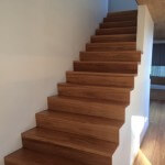 Staircase completed with a Whittle Wax finish after floor sanding and polishing