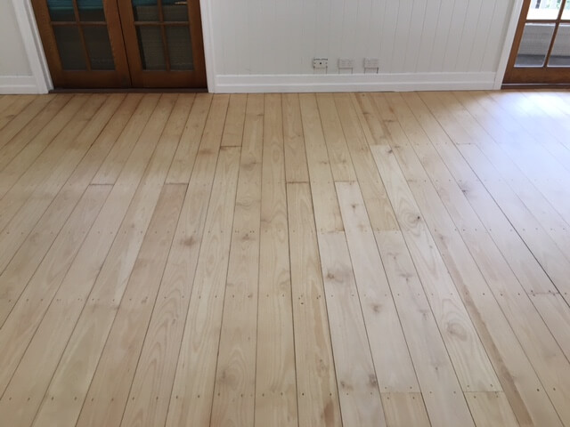 Floor Sanding With Invisible Protect Timber Floor Finish