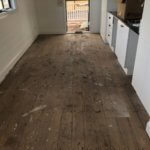 sanding old hoop pine floors