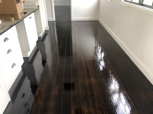 Floor Sanding And Staining With Feast Watson Black