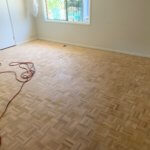Floor sanding parquetry