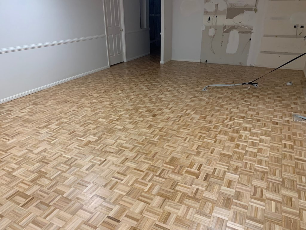 Re-sanded Parquetry